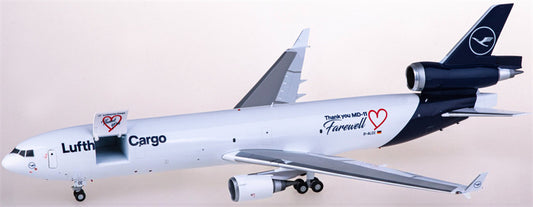 Geminijets Lufthansa Cargo for McDonnell for Douglas MD-11 D-ALCC 1:200 Airplane Pre-built  Airliner Model Display