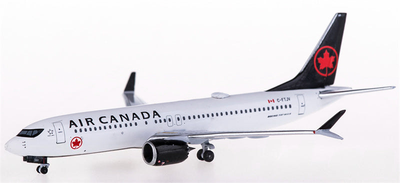 AeroClassics Air Canada Boeing 737 MAX 8 C-FTJV 1:400 Diecast Model view 1