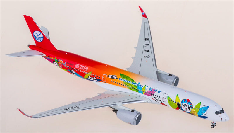 NGmodels Sichuan Airlines for Airbus A350-900 B-32HG 1:400 Airplane Pre-built  Airliner Model Display