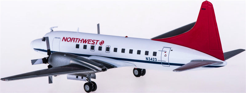 Geminijets Northwest Airlines Convair CV-580 N3423 1:200 Diecast Model view 4