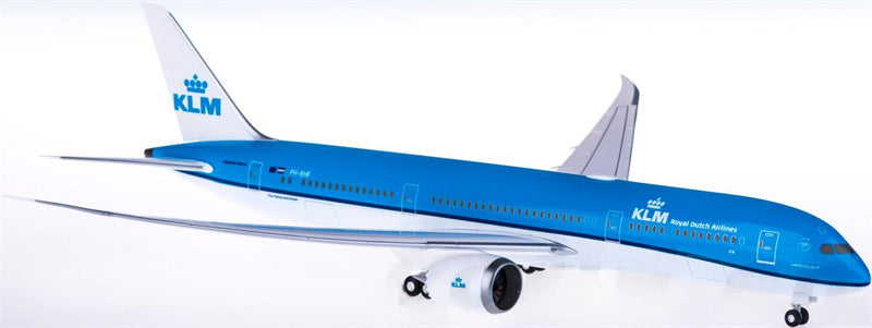 Hogan KLM for Boeing 787-9 PH-BHF In-Flight Wings Version 1:200 Aircraft Pre-built  Airliner Model Display