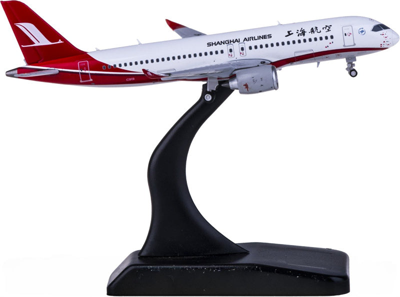 JC Wings Shanghai Airlines for Comac C919 1:400 Airplane Pre-built  Airliner Model Display