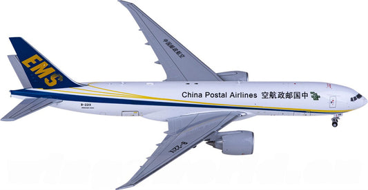 JC Wings China Postal Airlines Boeing 777-200LRF B-221X Interactive Series 1:400 Diecast Model view 1