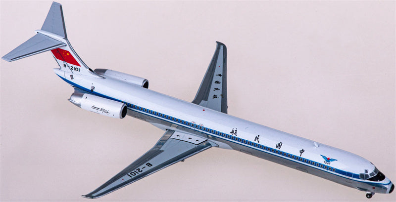 Yu ModeL CAAC for McDonnell Douglas MD-82 B-2101 1:400 Airplane Pre-built  Airliner Model Display