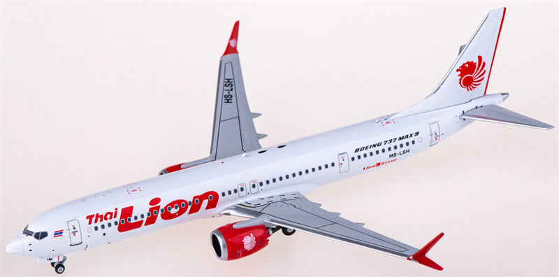 NG Models Lion Air Boeing 737 MAX 9 HS-LSH 1:400 Diecast Model view 1