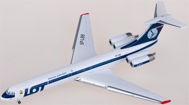 Herpa LOT Ilyushin IL-62M SP-LBB 1:500 Diecast Model view 1