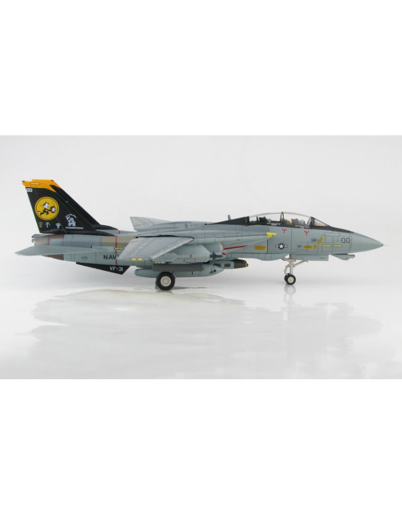 HOBBY MASTER US Navy F-14D VF-31 Tomcatters 1:72 Model 2006  AJ100 USS Theodore Roosevelt 164342