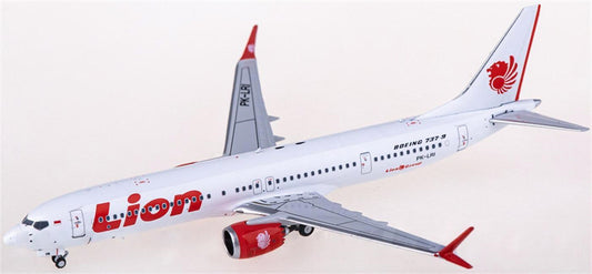 NG Models Lion Air Boeing 737 MAX 9 PK-LRI 1:400 Diecast Model view 1
