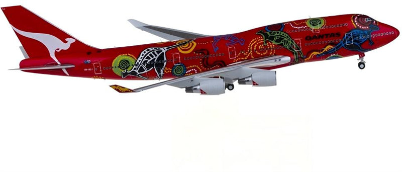 JC Wings Qantas Airways Boeing 747-400 VH-OEJ 1:200 Diecast Model view 4