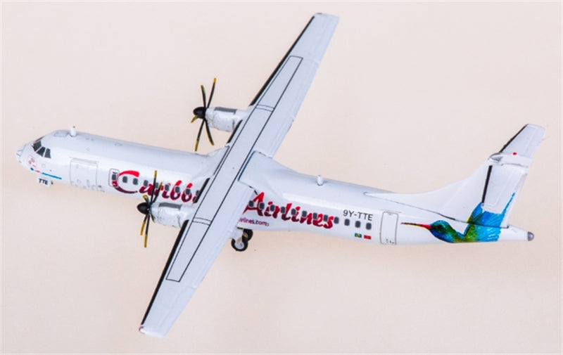 JC Wings Caribbean Airlines ATR-72-600 9Y-TTE 1:400 Diecast Model view 3