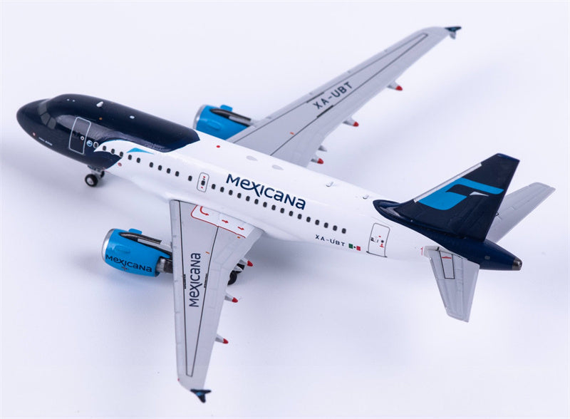 NG Models 1:400 Mexicana Airbus A318 XA-UBT  Diecast Model