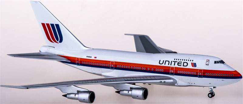 NG Models United Airlines Boeing 747SP N140UA 1:400 Diecast Model view 1