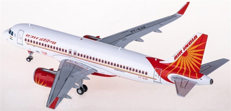 JC Wings Air India Airbus A320neo VT-EXK 1:200 Diecast Model view 2