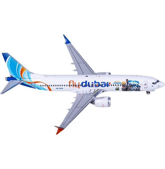 Phoenix Flydubai Boeing 737 MAX 8 A6-FKB 1:400 Aircraft Pre-built  Airliner Model Display