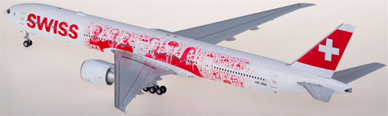 JC Wings Swiss Boeing 777-300ER HB-JNA 1:200 Diecast Model view 2