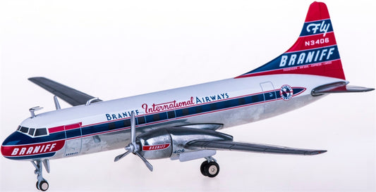Herpa 1:200 Braniff International Airways  Convair  N3406  DIECAST Model