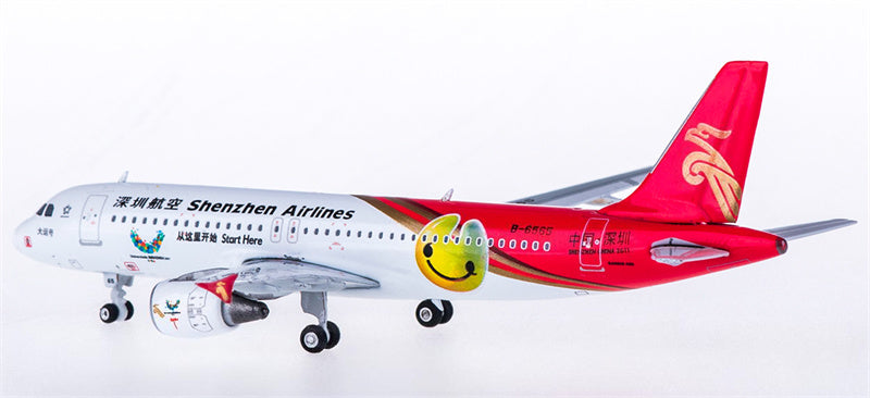 Phoenix Shenzhen Airlines Airbus A320 B-6565 Start Here 1:400 Diecast Model view 1