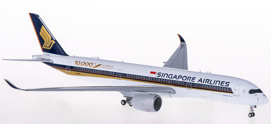 JC Wings 1:400 Singapore Airlines Airbus A350-900 10000th 9V-SMF Diecast Model view 1