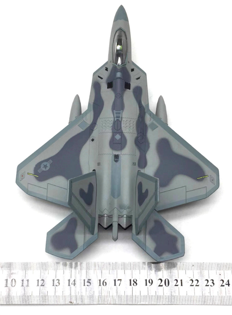 FLOZ US Lockheed Martin F-22 Raptor fighter jet 1:100 Aircraft Pre-built Model