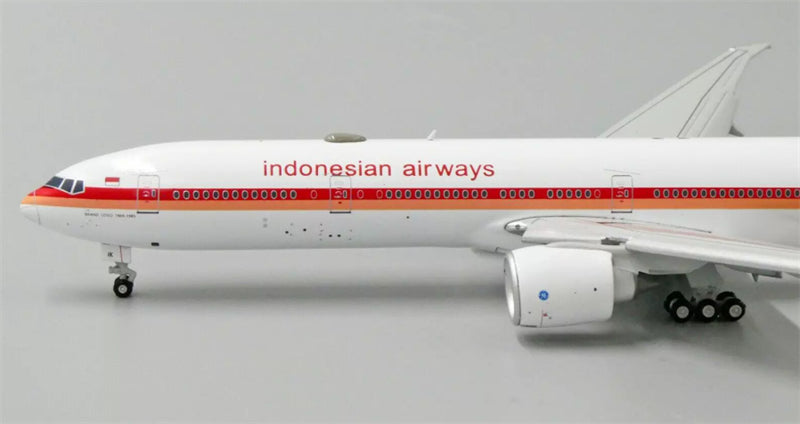 JC Wings 1:400 Garuda Indonesia Boeing 777-300ER PK-GIK Flaps down DIECAST Model
