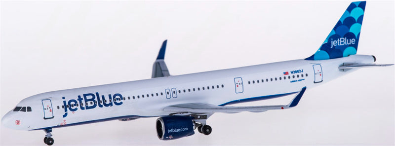 AeroClassics JetBlue Airbus A321neo N2002J 1:400 Diecast Model view 3