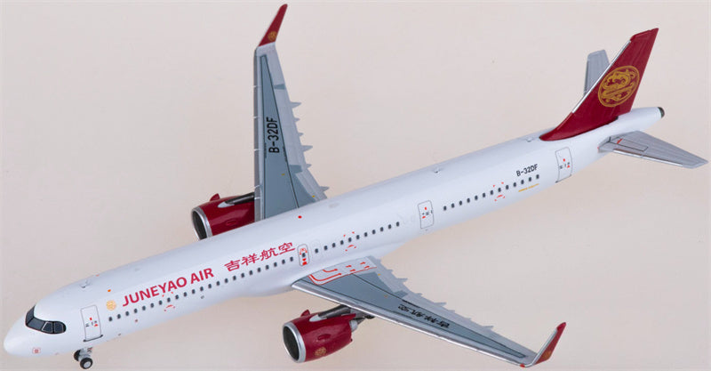 NG Models Juneyao Air Airbus A321neo B-32DF 1:400 Diecast Model view 1