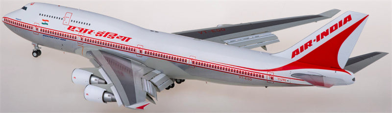 JC Wings Air India Boeing 747-400 VT-ESO Flaps Down 1:200 Diecast Model view 2