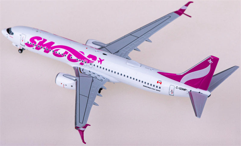 NG Models Swoop Airlines Boeing 737-800 C-GDMP 1:400 Diecast Model view 3