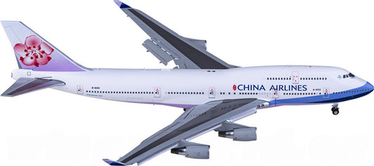 JC Wings China Airlines Boeing 747-400 B-18212 Flaps Down 1:400 Diecast Model view 1