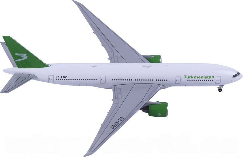 Herpa 1:500 Turkmenistan Airlines Boeing 777-200LR EZ-A780  Diecast Model