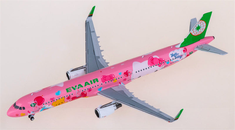 NG Models 1:400 EVA Air Airbus A321 B-16217 Model