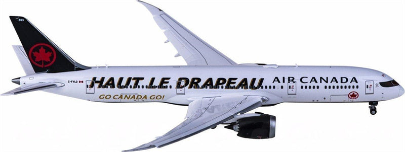 JC Wings Air Canada Boeing 787-9 C-FVLQ Flaps Down 1:400 Diecast Model view 1