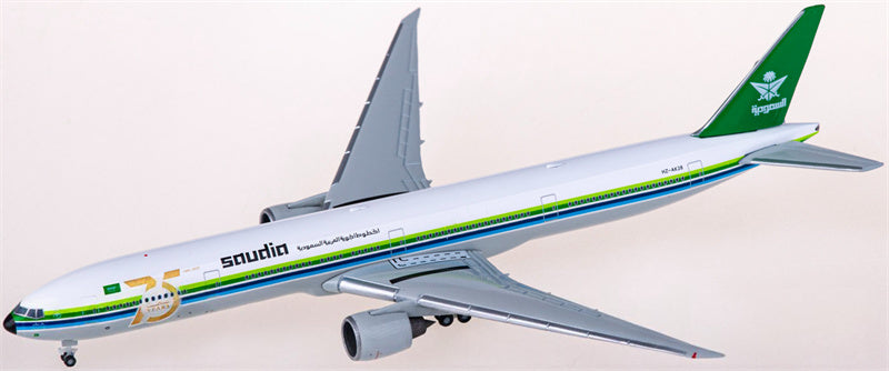 Herpa Saudia Boeing 777-300ER HZ-AK28 75 Years 1:500 Diecast Model view 4