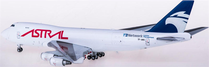 JC Wings Astral Aviation Boeing 747-400F TF-AMU 1:400 Diecast Model view 2