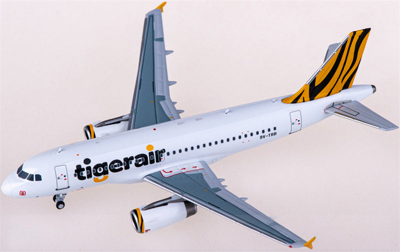 NG Models Tigerair for Airbus A319 9V-TRB 1:400 Airplane Pre-built  Airliner Model Display