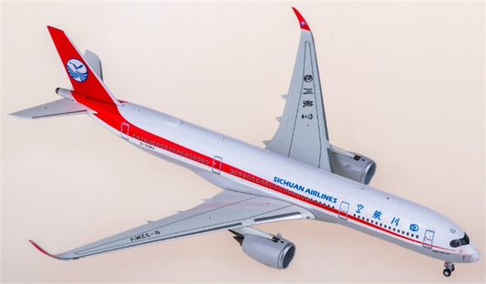 NG Models Sichuan Airlines for Airbus A350-900 B-32MV 1:400 Aircraft Pre-built  Airliner Model Display