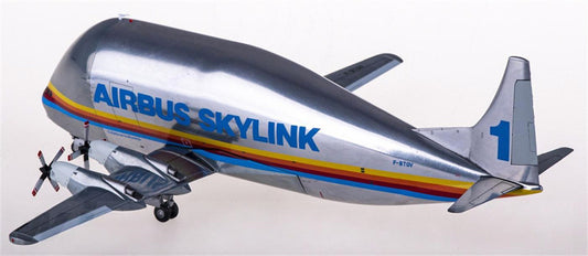 JC Wings Airbus Aero Spacelines B-377SGT Super Guppy F-BTGV w/ Aviationtag 1:200 Airplan Diecast Model view 1