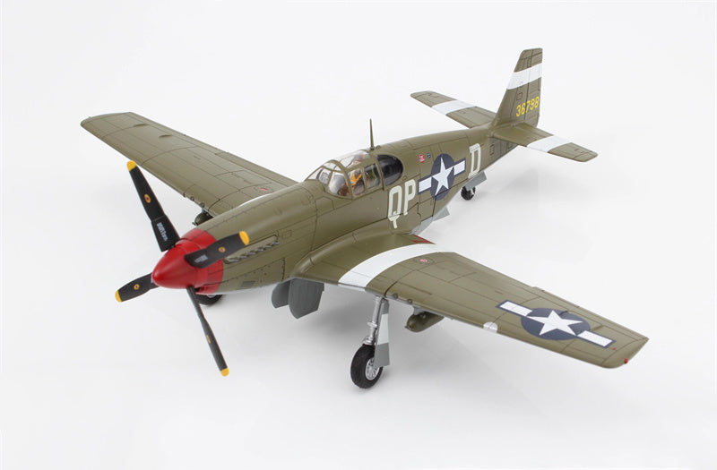 HOBBY MASTER P-51B Mustang Steve Pisanos 36798 4th FG 334th FS May 1944 with pilot's signature metal plate Limited Edition 1/48 Aircraft Pre-built Model