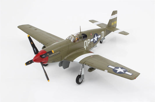 HOBBY MASTER P-51B Mustang Steve Pisanos 36798 4th FG 334th FS May 1944 with pilot's signature metal plate Limited Edition 1:48 Aircraft Pre-built Model