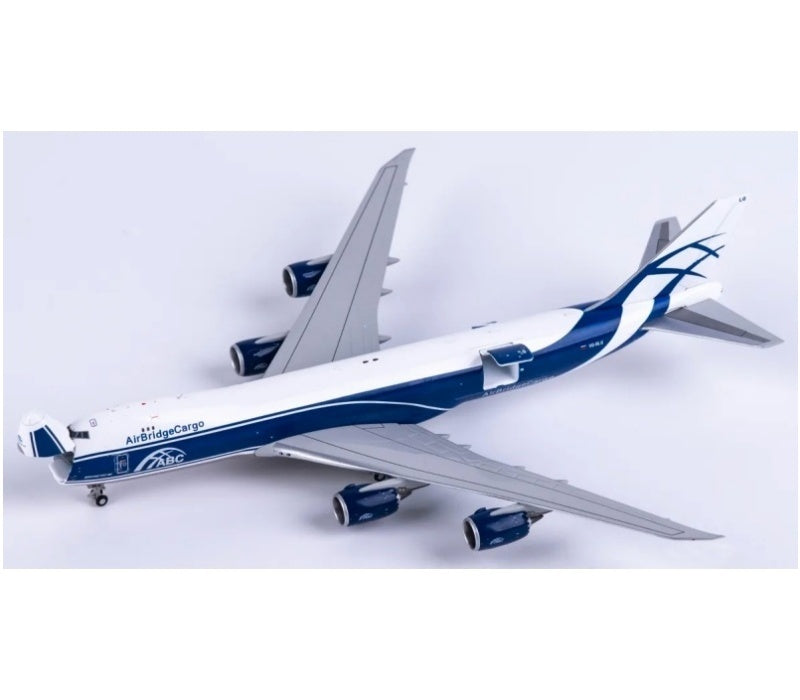 HX Models 1:400 Air Bridge Cargo Boeing 747-8F VQ-BLQ Interactive Series DIECAST Model