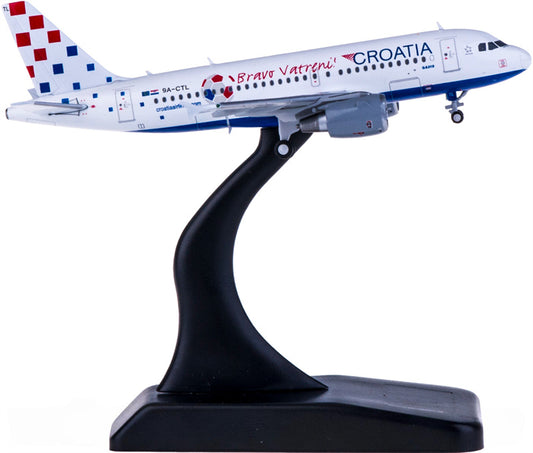JC Wings Croatia Airlines Airbus A319 9A-CTL Bravo Vatreni 1:400 Diecast Model view 1