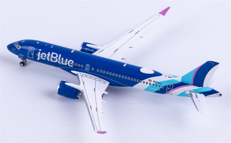 Geminijets JetBlue Airbus A220-300 N3241J 1:400 Diecast Model view 3