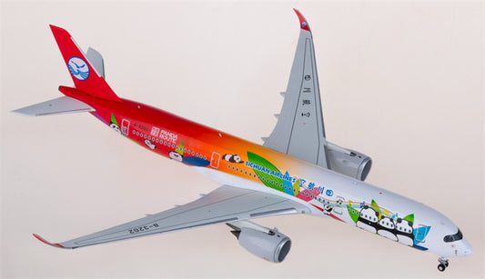 NG Models Sichuan Airlines for Airbus A350-900 B-32G2 1:400 Airplane Pre-built  Airliner Model Display