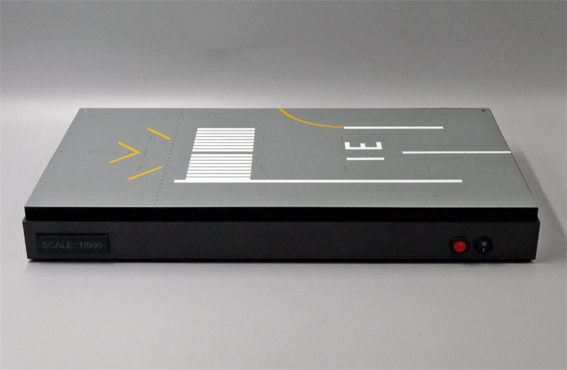 JC Wings Runway Airplane Display Case with Light RWY 31 1:500 Accessory Pre-built  Airliner Model Display