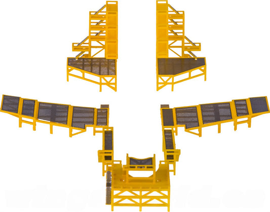 Fantasy Wings Dual Engine Maintenance Docking System 1:400 ABS Model view 1