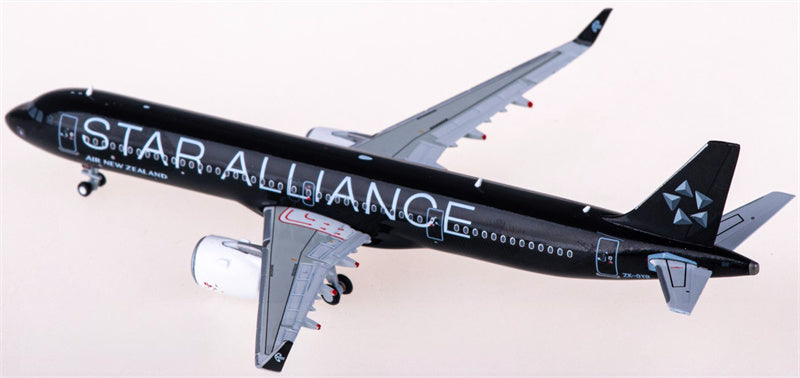Geminijets Air New Zealand Airbus A321neo ZK-OYB Star Alliance 1:400 Diecast Model view 3