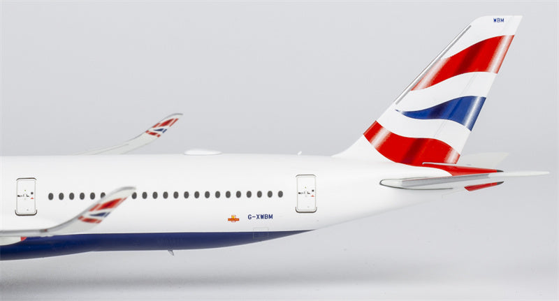 NG Models 1:400 British Airways Airbus A350-1000 G-XWBM Diecast Model view 4