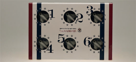 Hogan USAF Thunderbirds for McDonnell Douglas F-4E Phantom 6PCS a Set 1:200 Aircraft Pre-built  Airliner Model Display
