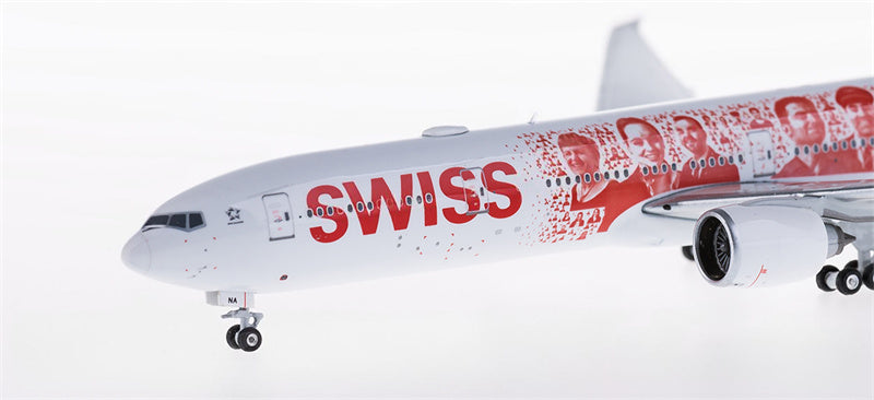 Phoenix Swiss for Boeing 777-300ER HB-JNA 1:400 Airplane Pre-built  Airliner Model Display