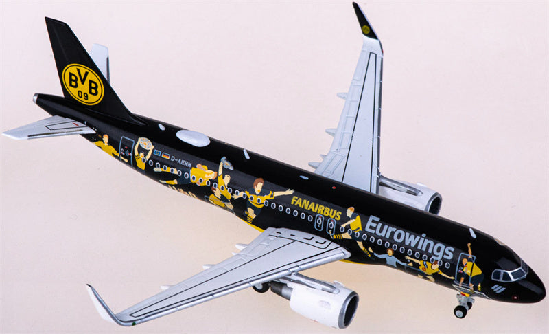 Herpa Eurowings Airbus A320 D-AEWM 1:400 Diecast Model view 2